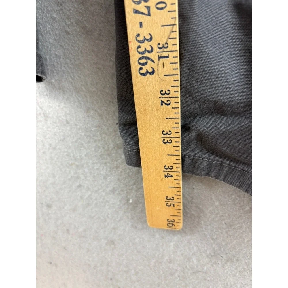 Carhartt Rugged Flex Canvas Work Pants Mens 38x36 Gray Relaxed Fit BN2517-M